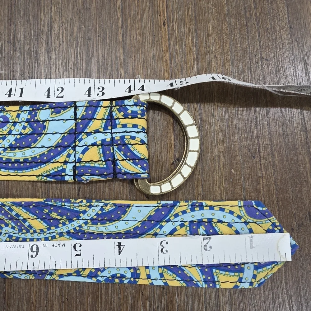 J. Crew Paisley Print D-Ring Belt